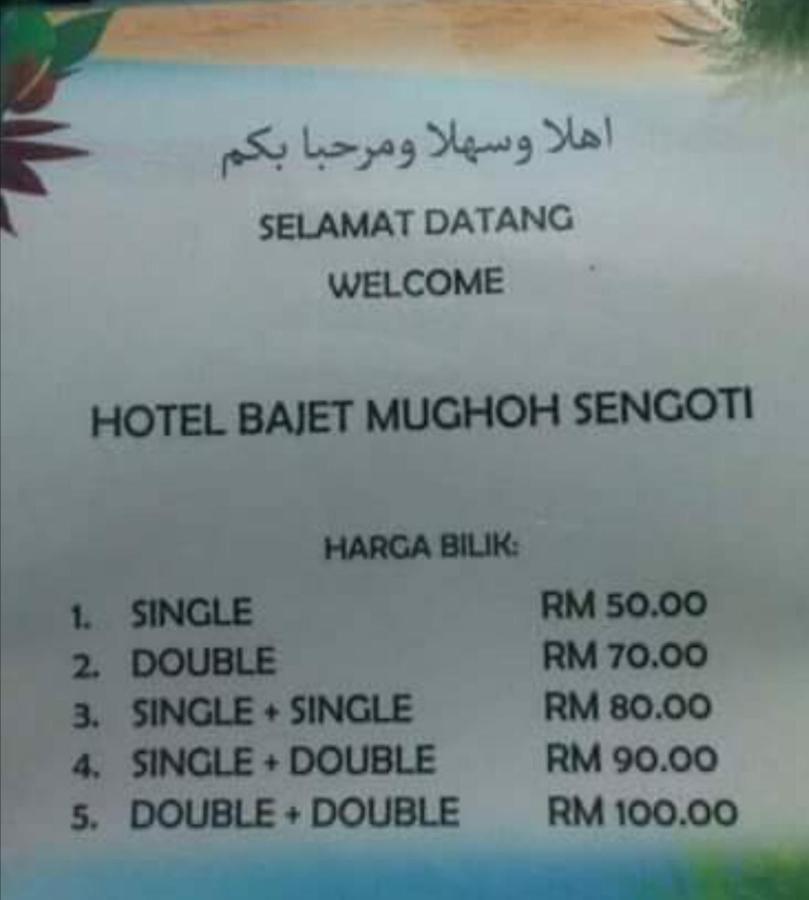 Hotel Bajet Mughoh Sengoti Jertih Eksteriør billede